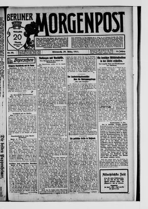Berliner Morgenpost vom 29.03.1911