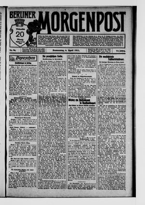 Berliner Morgenpost vom 06.04.1911