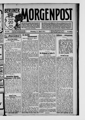 Berliner Morgenpost vom 11.04.1911