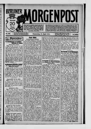 Berliner Morgenpost vom 13.04.1911