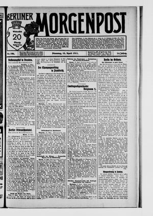 Berliner Morgenpost vom 18.04.1911