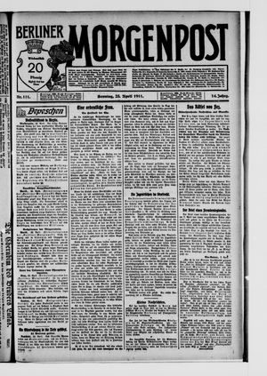 Berliner Morgenpost vom 23.04.1911