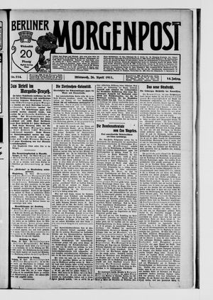 Berliner Morgenpost on Apr 26, 1911