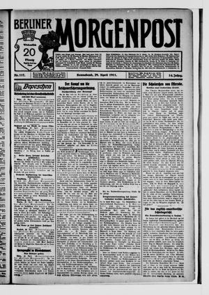 Berliner Morgenpost vom 29.04.1911