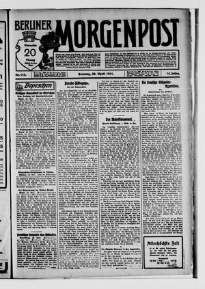 Berliner Morgenpost vom 30.04.1911