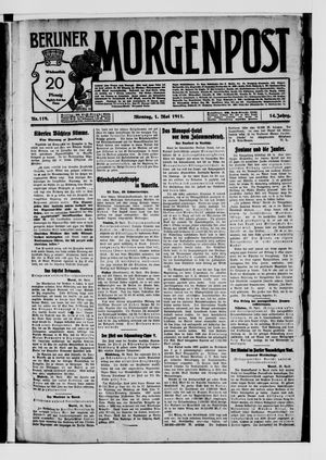 Berliner Morgenpost vom 01.05.1911