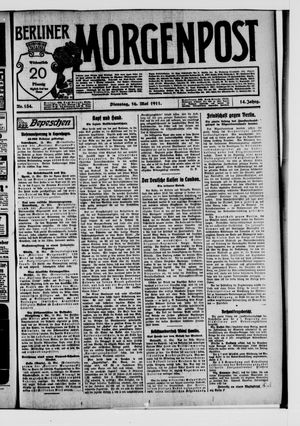 Berliner Morgenpost vom 16.05.1911