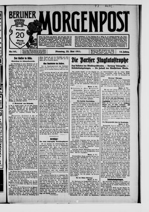 Berliner Morgenpost vom 23.05.1911
