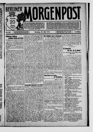 Berliner Morgenpost vom 28.05.1911