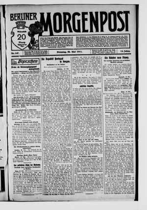 Berliner Morgenpost vom 30.05.1911