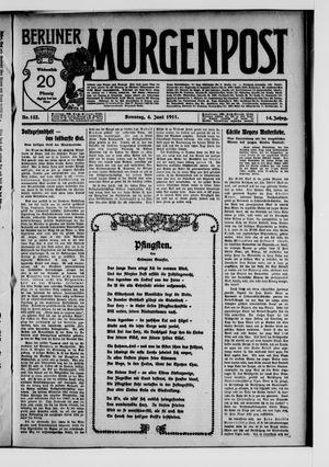 Berliner Morgenpost vom 04.06.1911