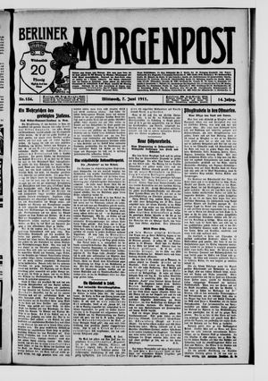 Berliner Morgenpost vom 07.06.1911