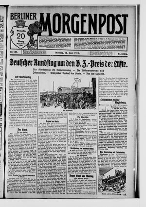 Berliner Morgenpost vom 12.06.1911