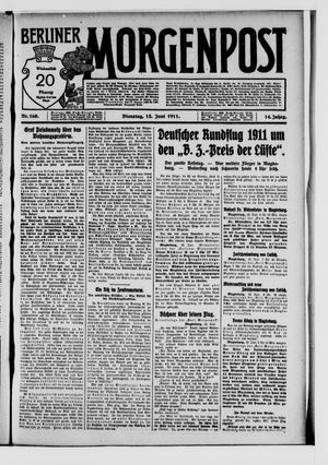Berliner Morgenpost vom 13.06.1911