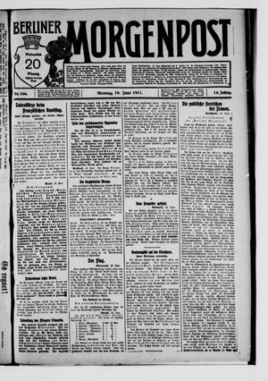Berliner Morgenpost on Jun 19, 1911