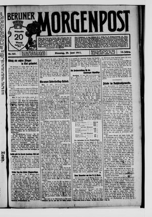 Berliner Morgenpost vom 20.06.1911