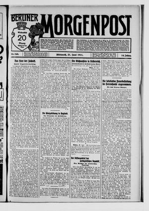 Berliner Morgenpost vom 21.06.1911