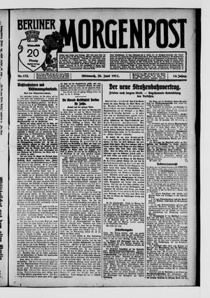 Berliner Morgenpost vom 28.06.1911