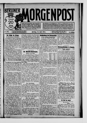 Berliner Morgenpost vom 14.07.1911