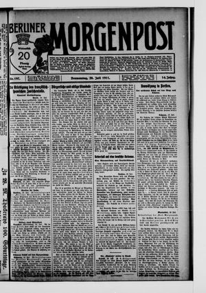 Berliner Morgenpost vom 20.07.1911