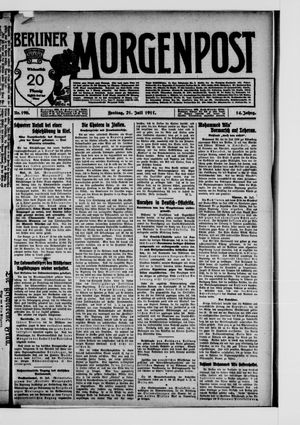 Berliner Morgenpost vom 21.07.1911