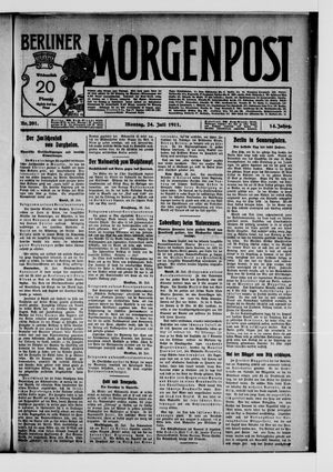 Berliner Morgenpost vom 24.07.1911