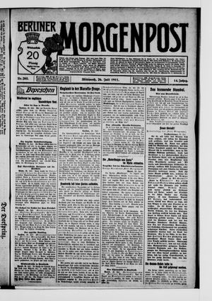 Berliner Morgenpost on Jul 26, 1911