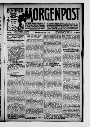 Berliner Morgenpost vom 30.07.1911