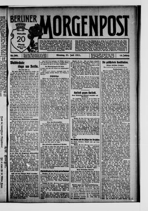 Berliner Morgenpost vom 31.07.1911