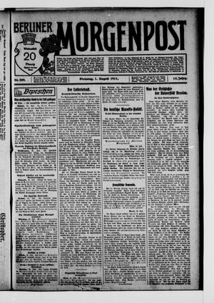 Berliner Morgenpost vom 01.08.1911
