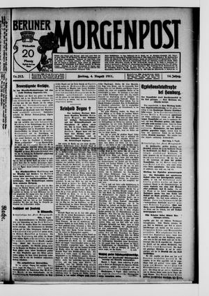 Berliner Morgenpost vom 04.08.1911