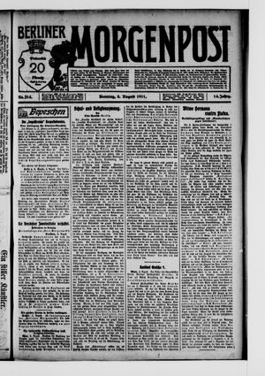 Berliner Morgenpost vom 06.08.1911