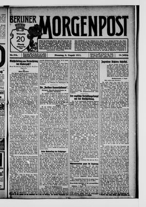 Berliner Morgenpost vom 08.08.1911