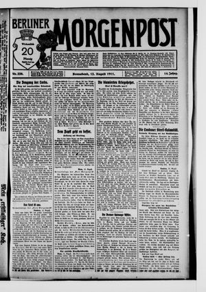 Berliner Morgenpost vom 12.08.1911