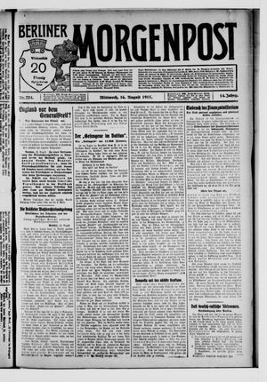 Berliner Morgenpost vom 16.08.1911