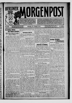 Berliner Morgenpost vom 28.08.1911