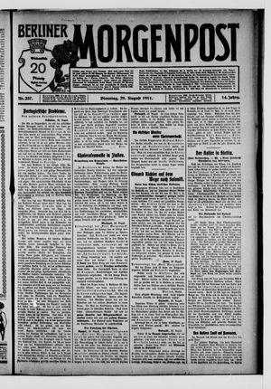 Berliner Morgenpost vom 29.08.1911