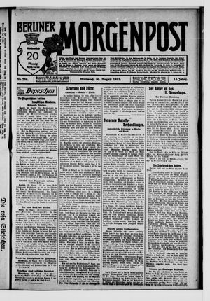 Berliner Morgenpost vom 30.08.1911
