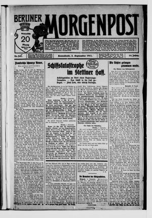 Berliner Morgenpost vom 02.09.1911