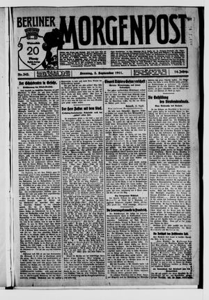 Berliner Morgenpost vom 03.09.1911