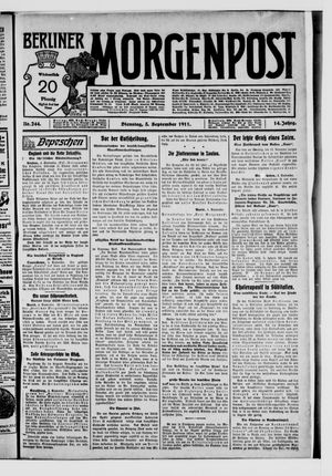Berliner Morgenpost vom 05.09.1911