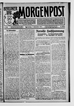 Berliner Morgenpost vom 07.09.1911