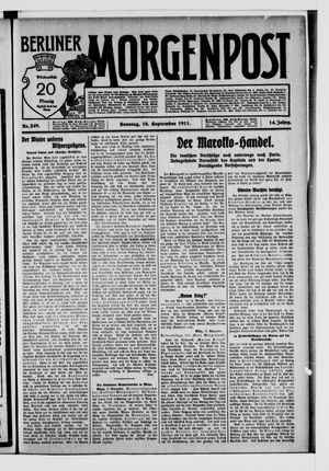 Berliner Morgenpost vom 10.09.1911