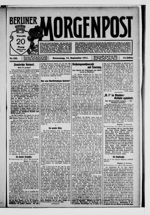 Berliner Morgenpost vom 14.09.1911