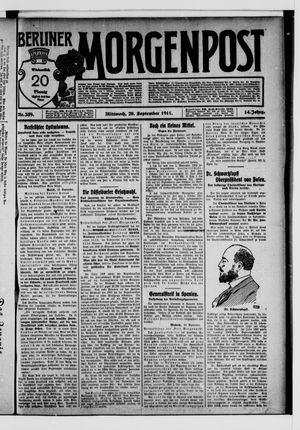 Berliner Morgenpost vom 20.09.1911