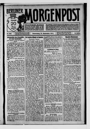 Berliner Morgenpost vom 21.09.1911