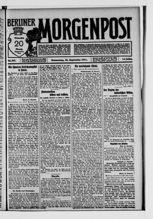 Berliner Morgenpost vom 28.09.1911