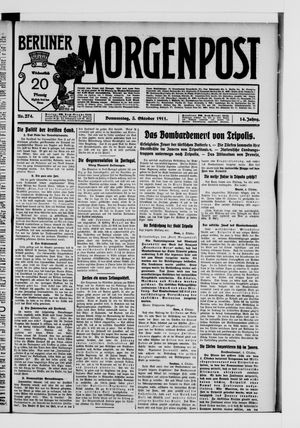 Berliner Morgenpost vom 05.10.1911