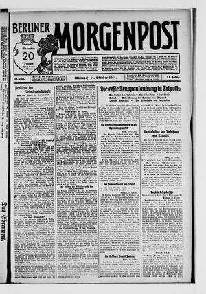 Berliner Morgenpost vom 11.10.1911