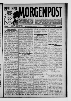 Berliner Morgenpost vom 21.10.1911